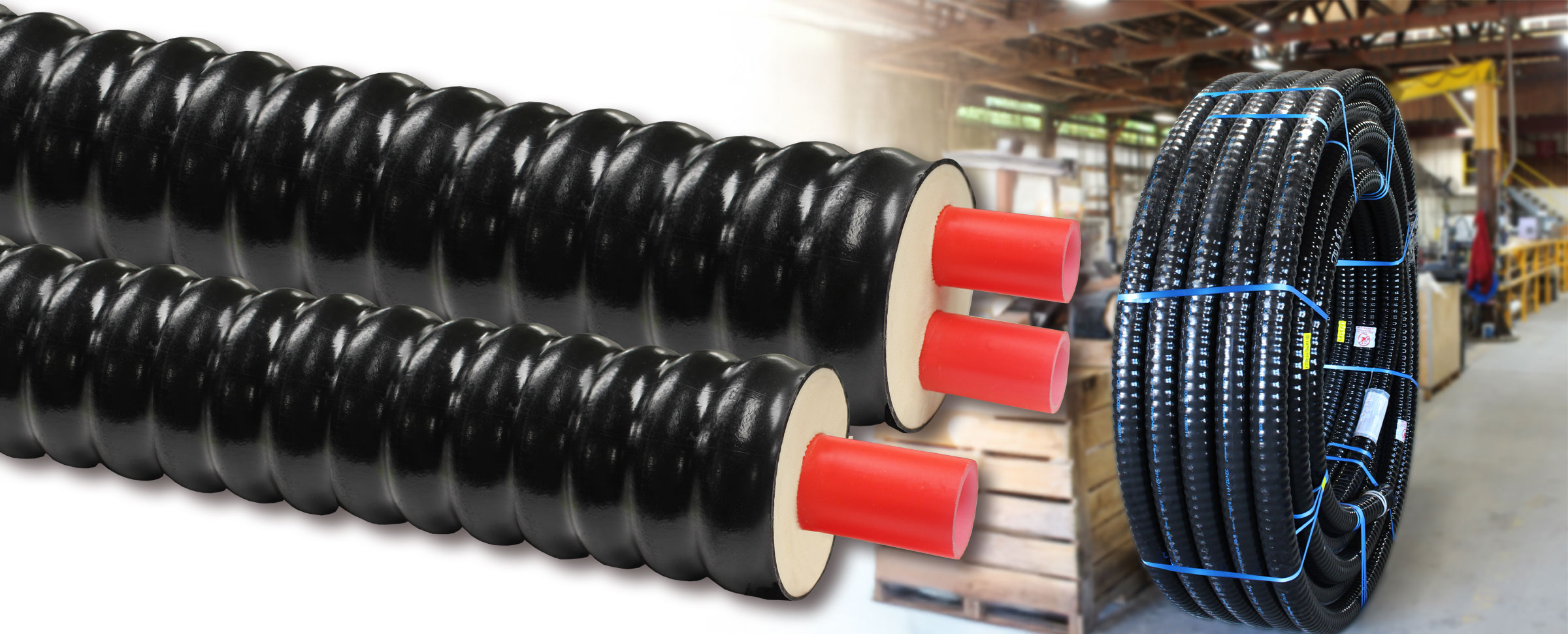 RHINOFLEX® pre-insulated PEX and Polyethylene